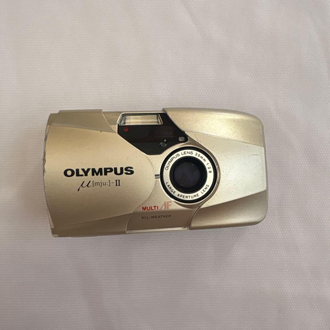 動作確認済み 美品olympus μ[mju:]-Ⅱ mju ii