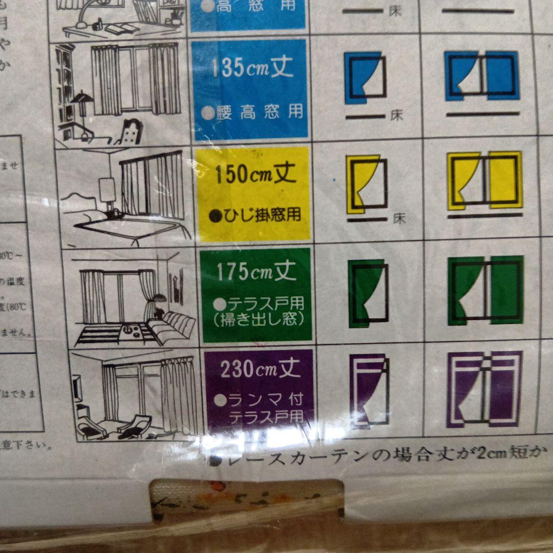 新品　レトロ　カーテン　ヴィンテージ　175　セルコン　女の子　アンティーク　布