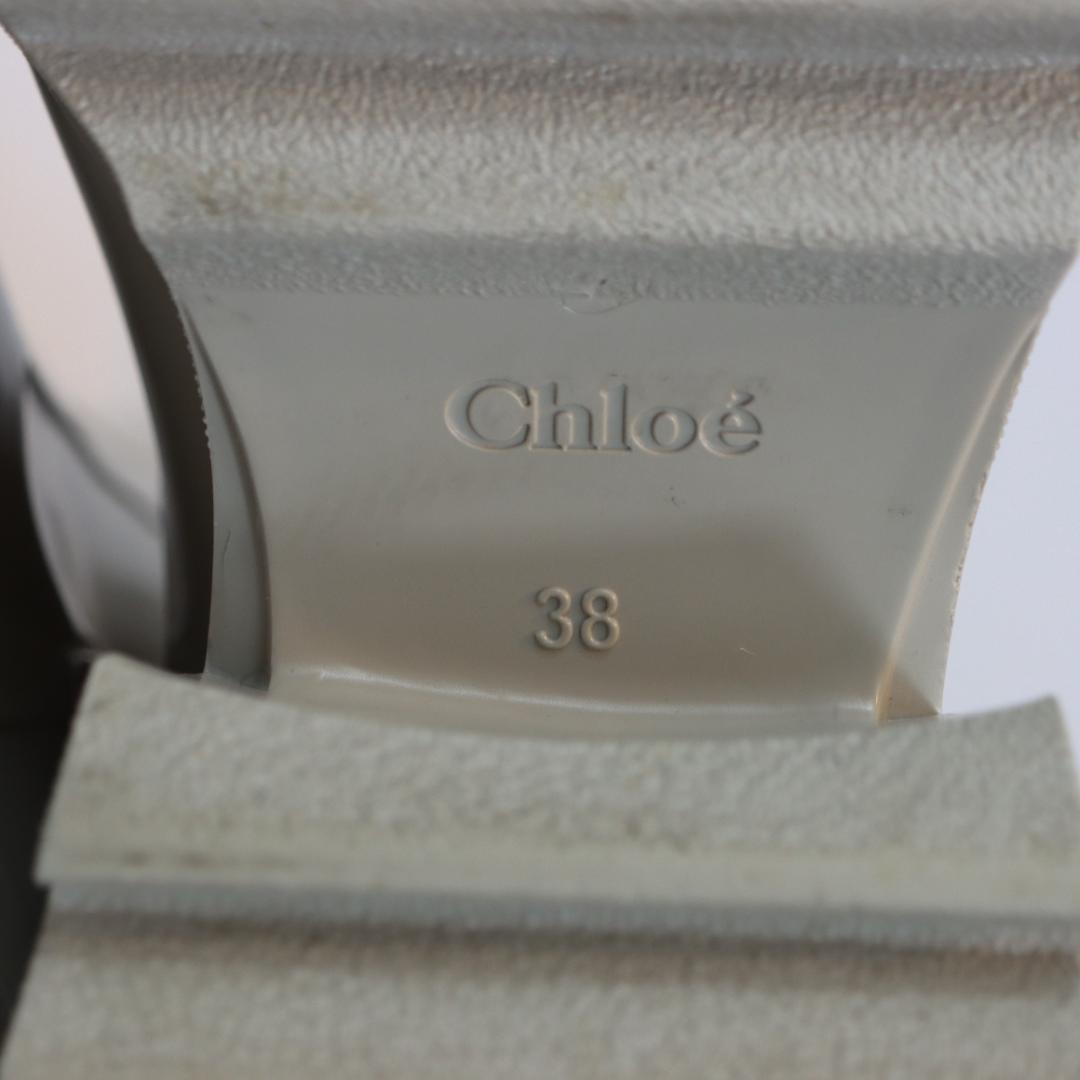 Chloe クロエ ヒール付き BETTY レインブーツ 高級 グレー