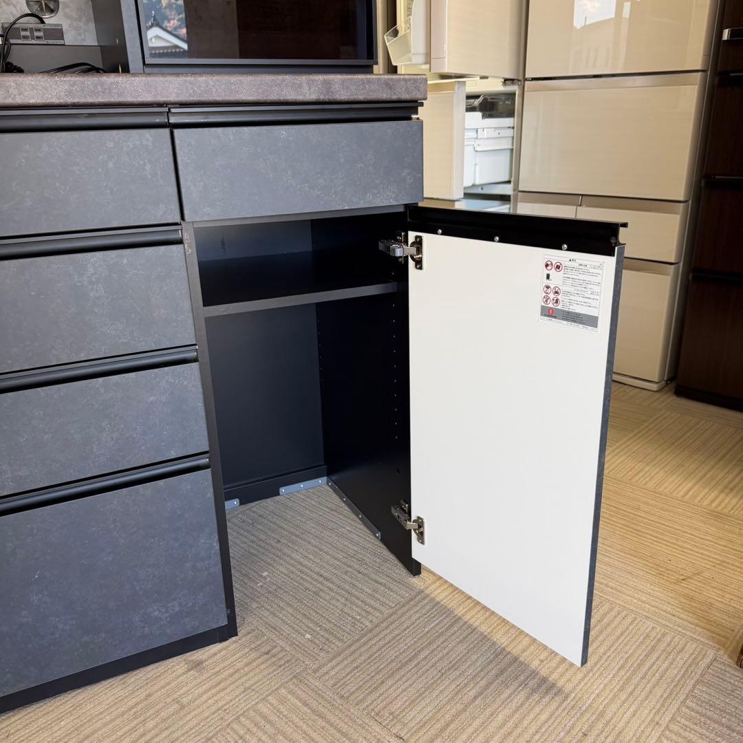 【新品同様‼️】パモウナ 160cm幅キッチンボード フルソフトクローズ仕様