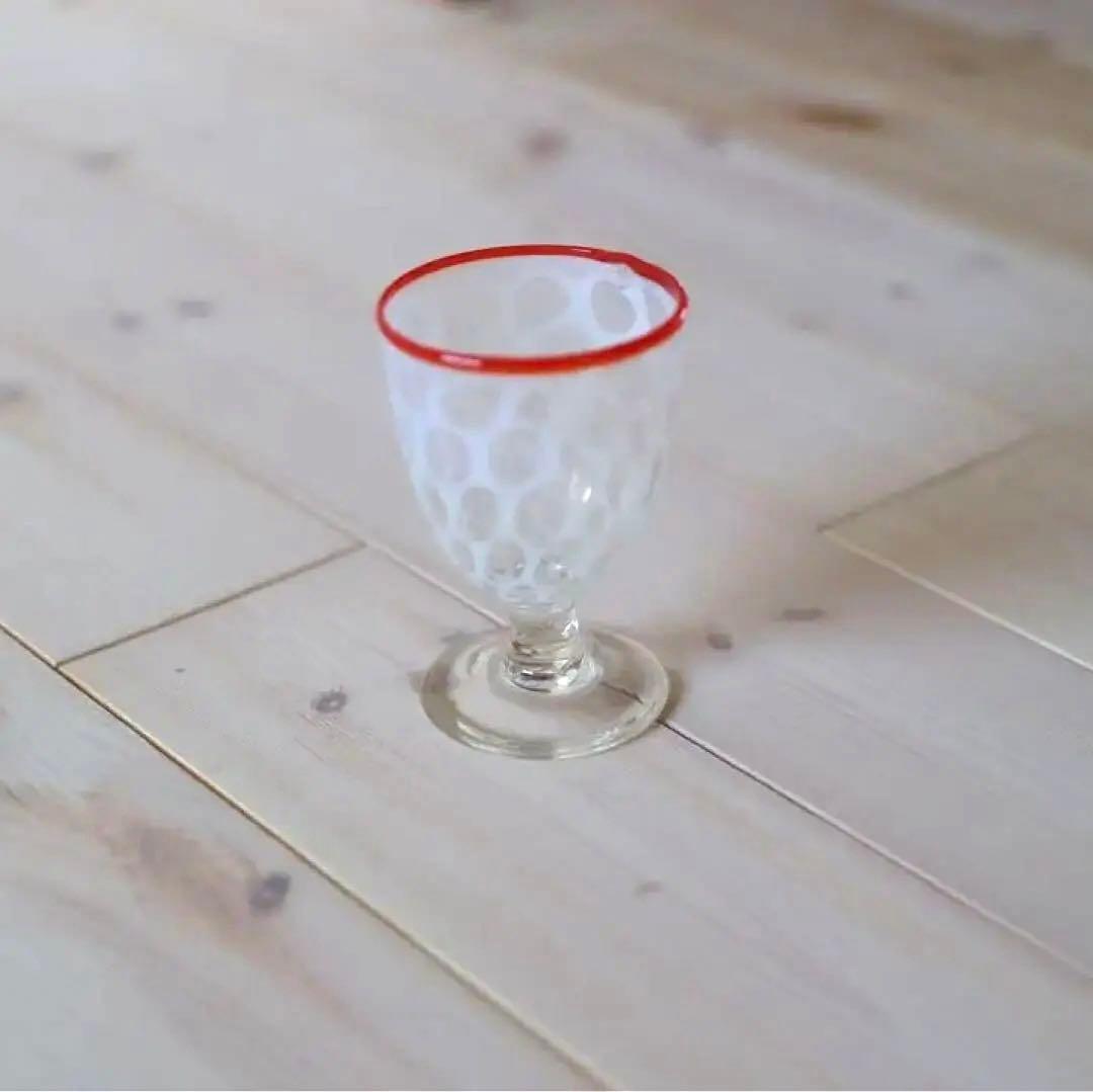 氷コップ　脚付きガラス