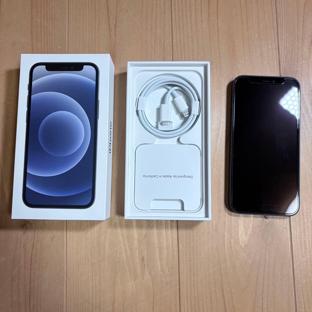 Apple iPhone 12 mini ブラック 64GB SIMフリー　美品