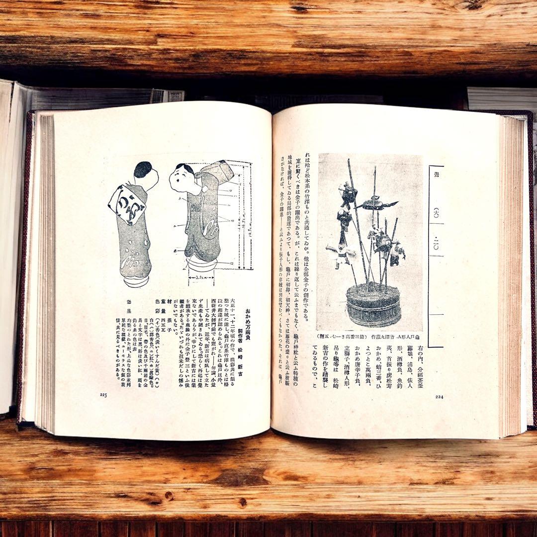 戦前 郷土玩具大成 第1巻 東京篇 写真図録 有坂与太郎 建設社　民藝　農民美術