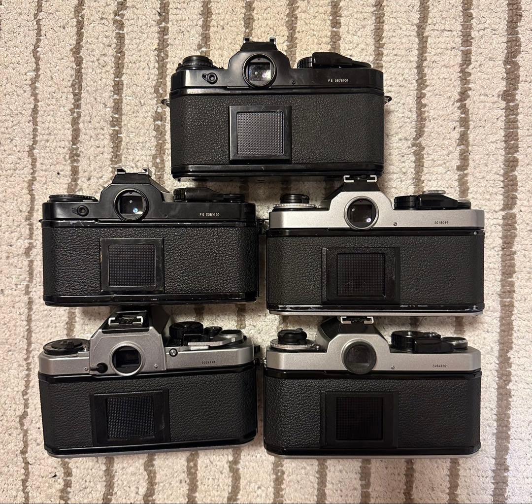 Nikon FA FE2 FEフィルム一眼レフカメラ 5台セット