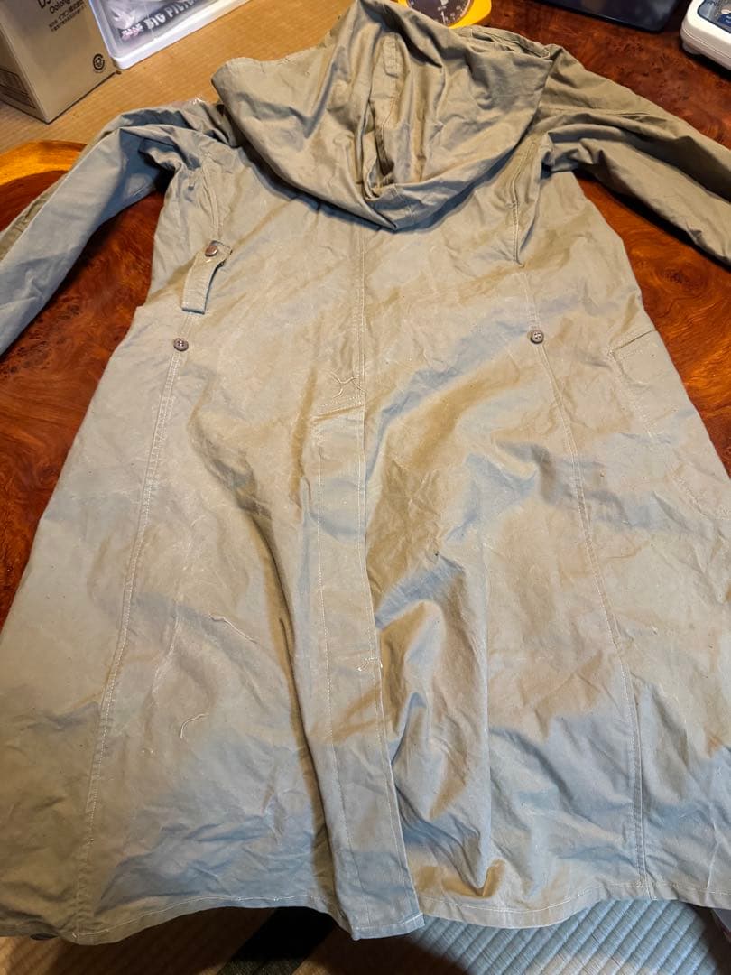 旧日本軍陸軍　雨外被　三色中號　昭和一九年製