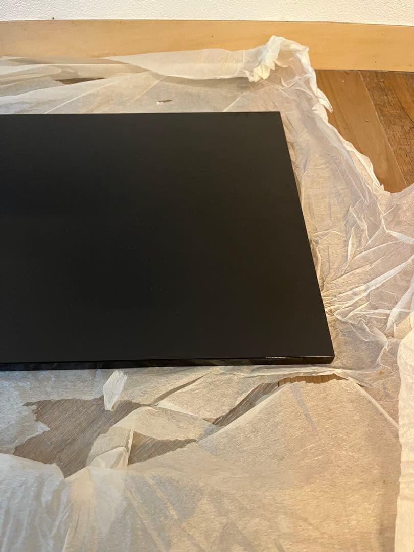 美品 茶道具 輪島塗 黒真塗 長板 炉用 風炉用 壱双 共箱 木製漆器