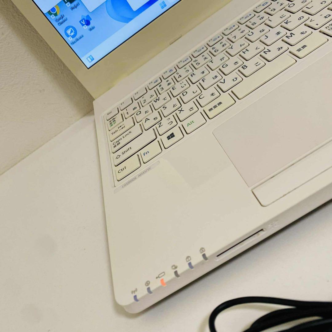 Y69 富士通ノートパソコン WEBカメラSSD高速Windows11オフィス付