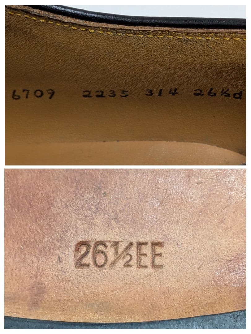 REGAL 26.5 インペリアルグレード ウィングチップ 2235 ブラック