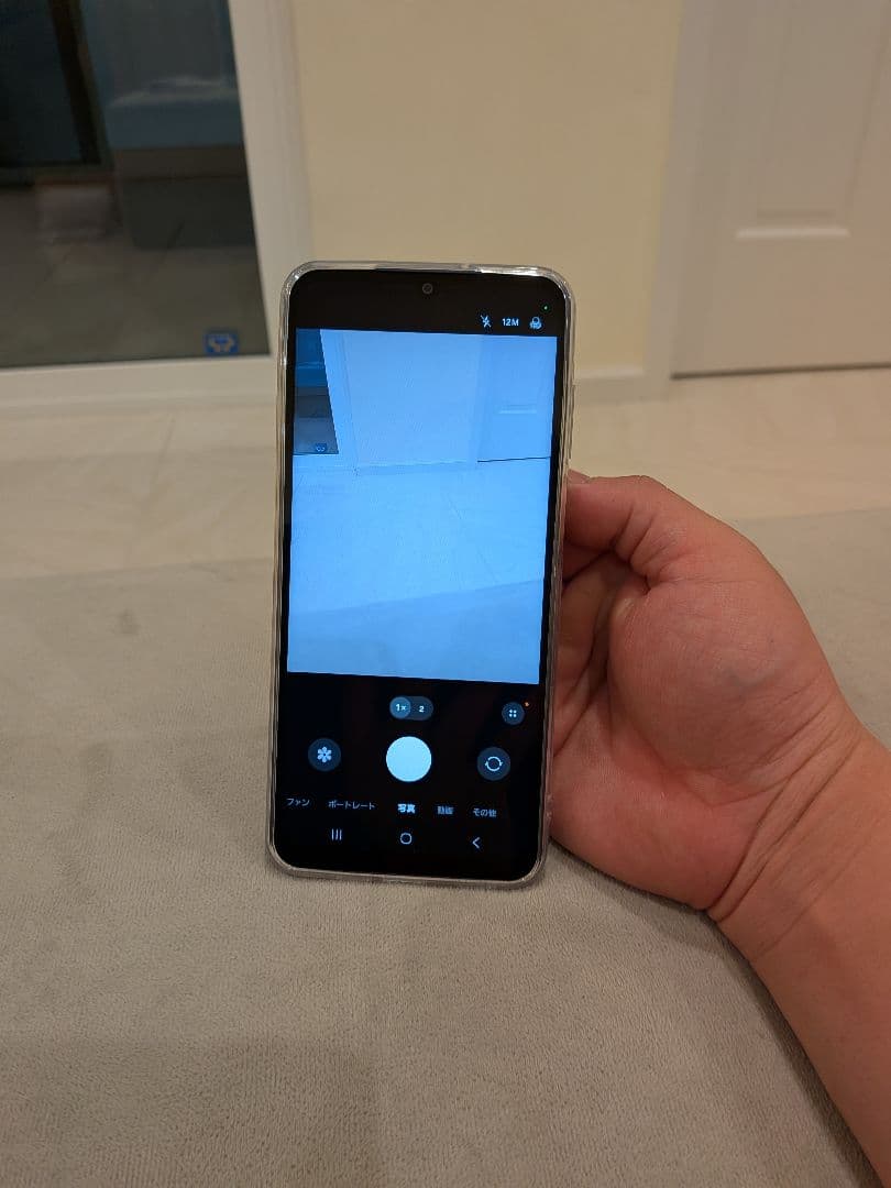 Samsung Galaxy a25 5g ブラック本体＋透明ケース