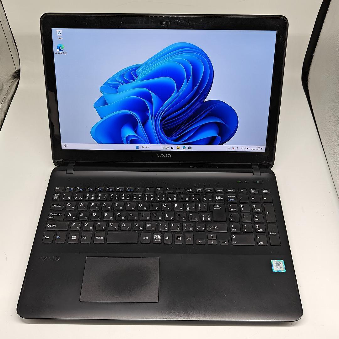 【VAIO】爆速i7 SSD256GB+HDD1TB ブラック ノートPC