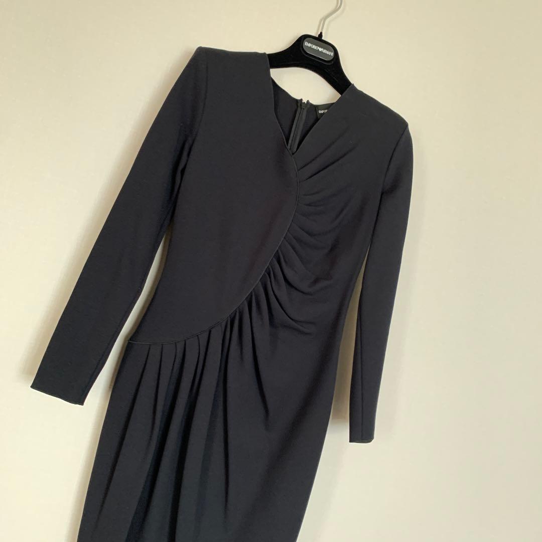 未使用に近い　EMPOLIO ALMANI 長袖　ワンピース 40