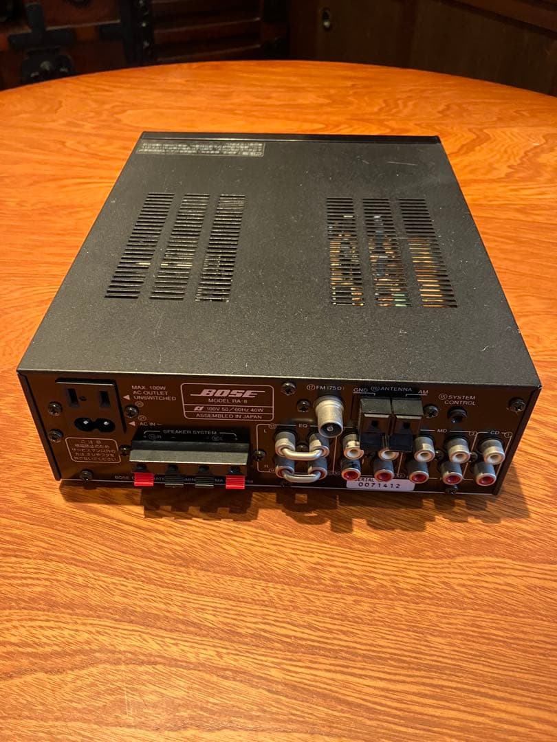 Bose RA-8 スピーカーセット リモコン付き