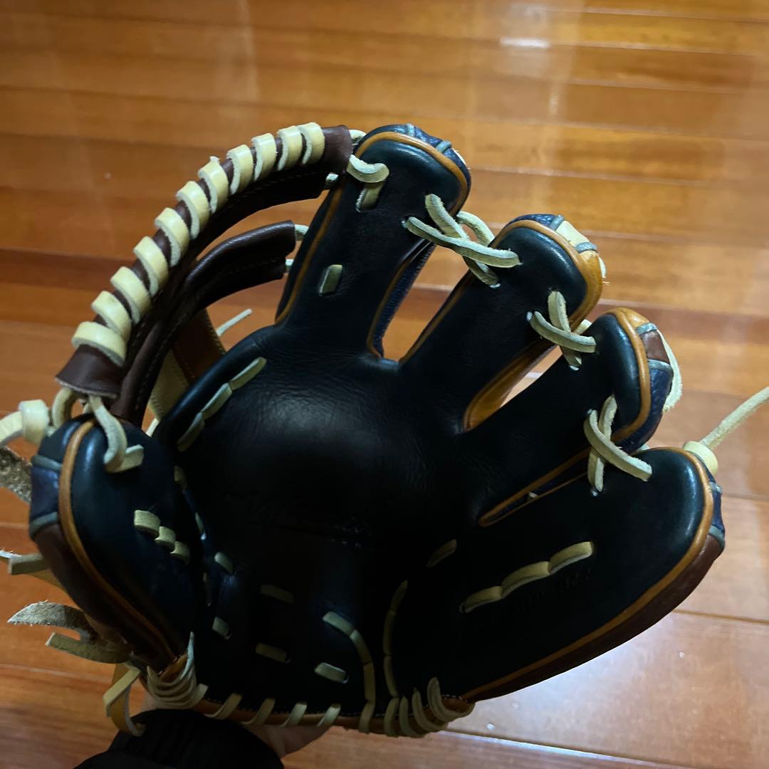 Wilson 軟式グローブ ネイビー ブラウン