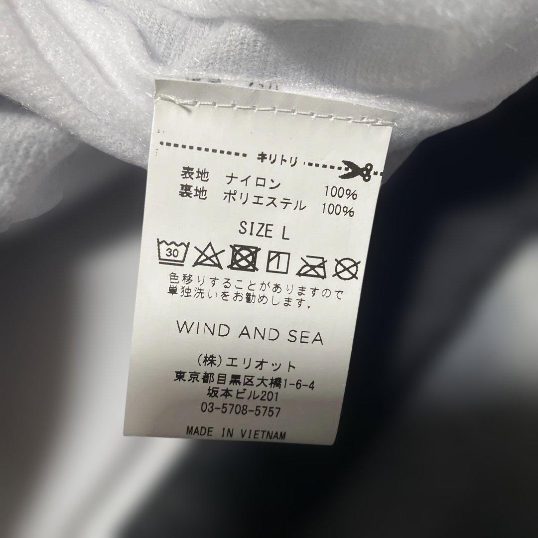 H*★様 新品未使用品　WIND AND SEA ブラック コーチジャケット L