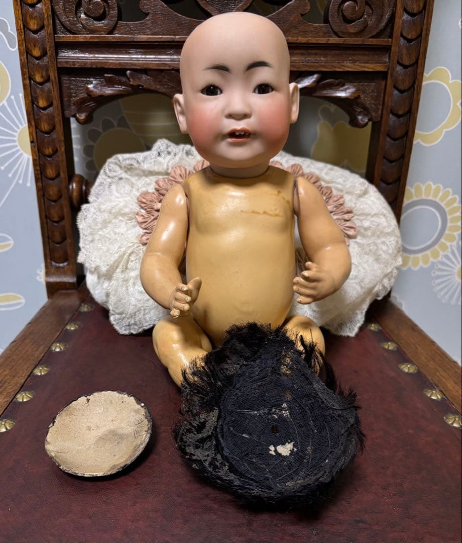 アンティークビスクドール JDケストナー アジアンベビードール243