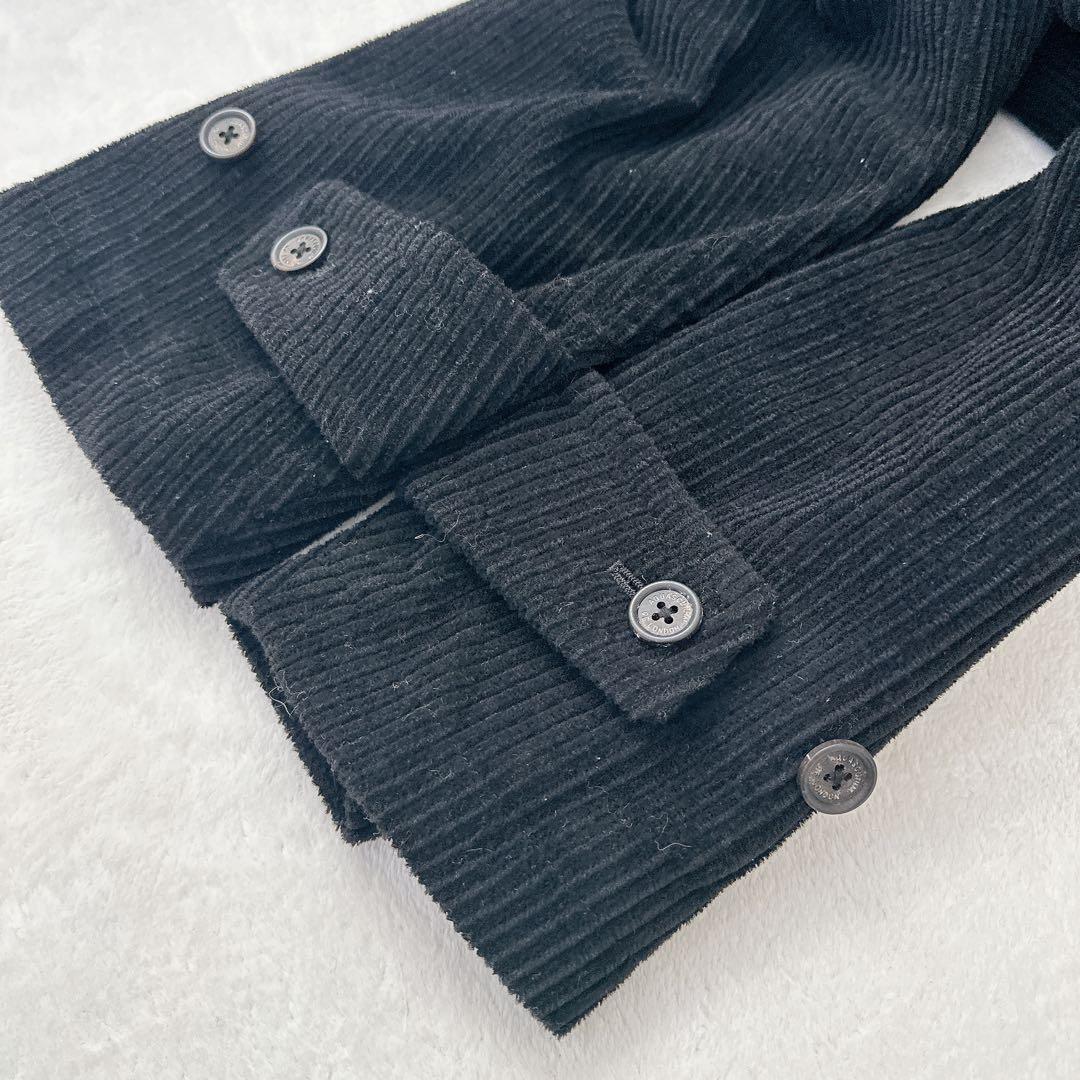 アクアスキュータム　コーデュロイ　アルパカ混　ダッフルコート　S