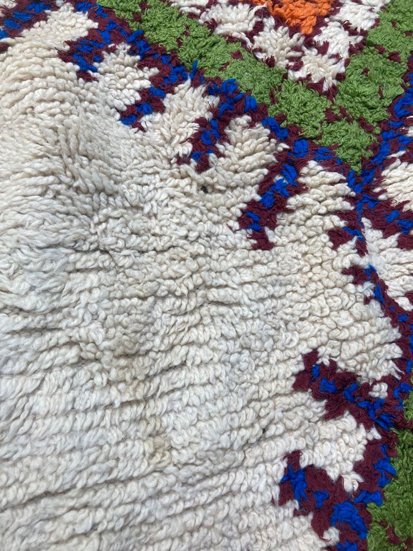 Moroccan rug/モロッコラグ　羊毛のラグ　北欧　ミッドセンチュリー