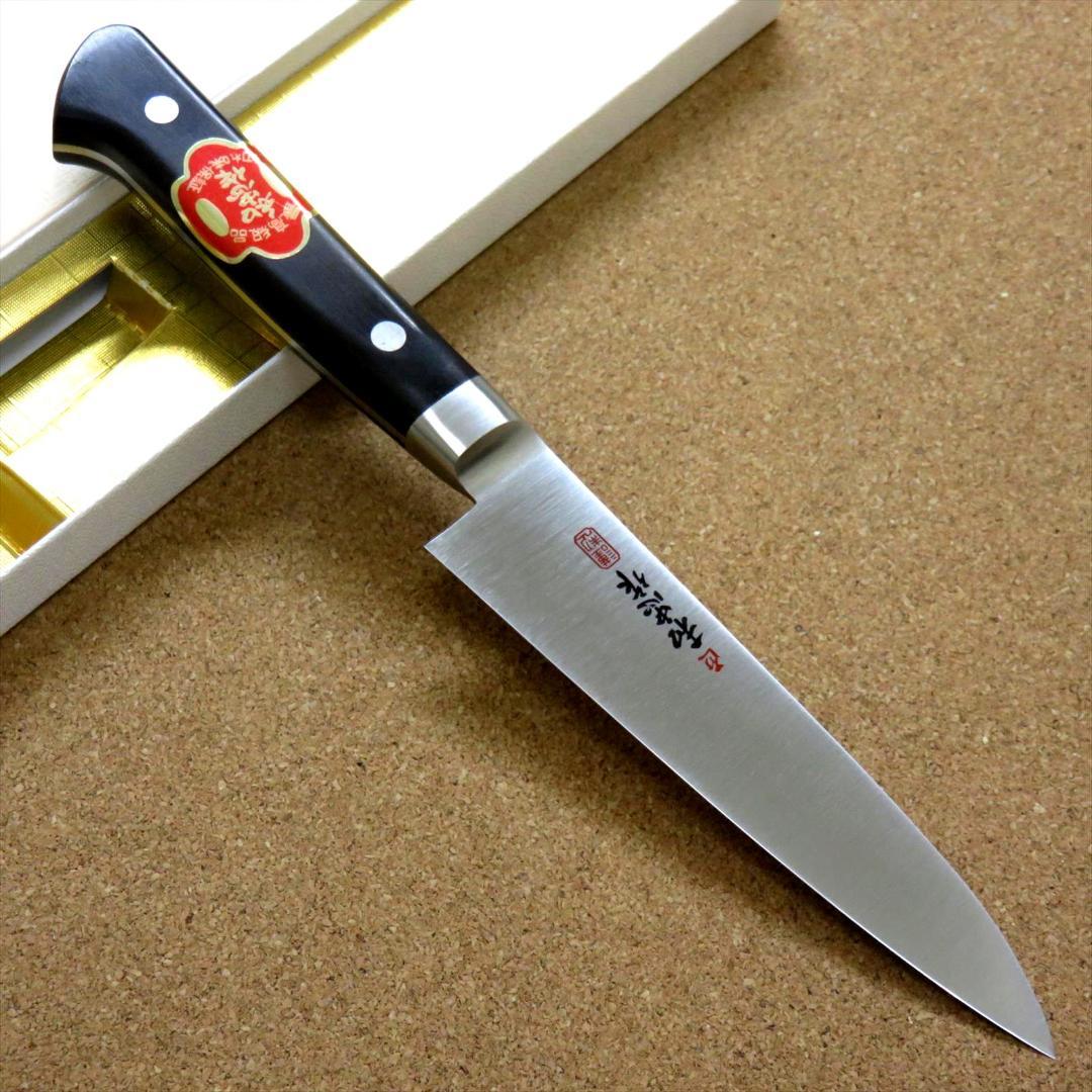 関の刃物 ペティナイフ 125mm VG-1 炭素鋼 果物包丁 共口金 プロ仕様