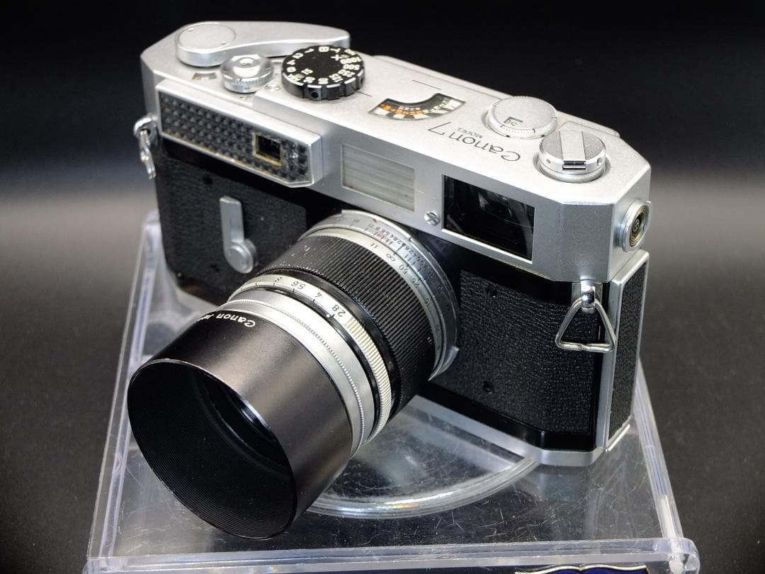 キャノン７／キャノンレンズ50mmf2.8Ⅱフード付【実写確認整備済】