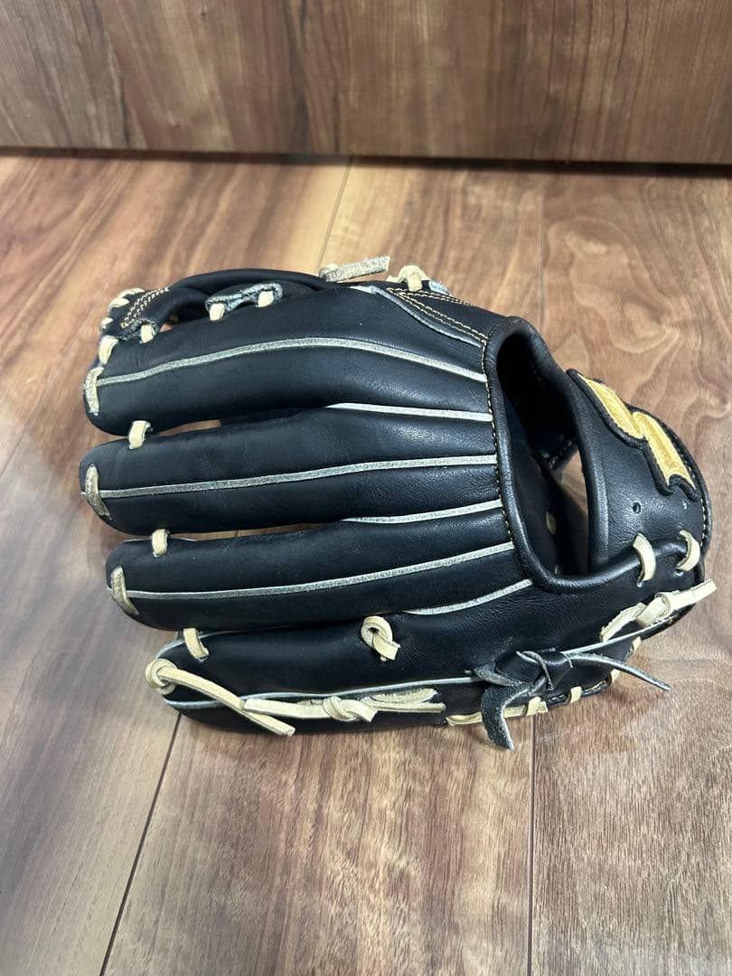 【美品】SSK 硬式内野手用 ブラック×キャメル