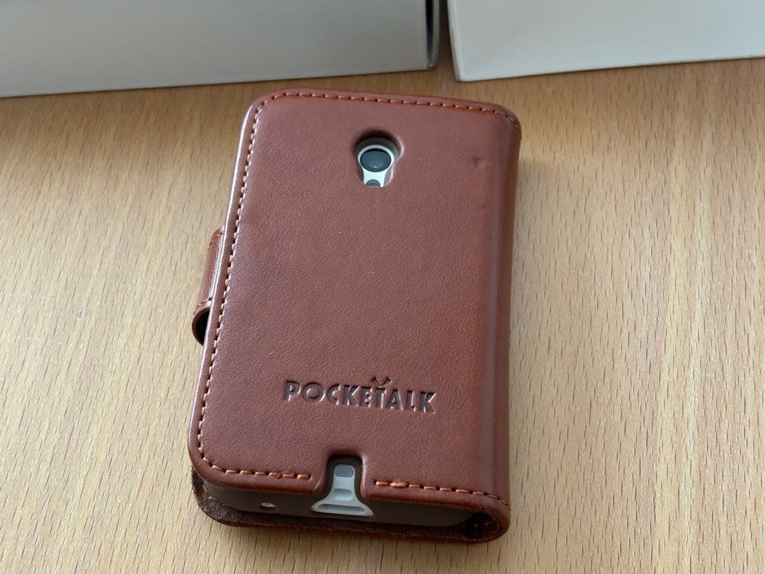 POCKETALK S2 翻訳機 本体とケース付き　2027年11月3日使用可能