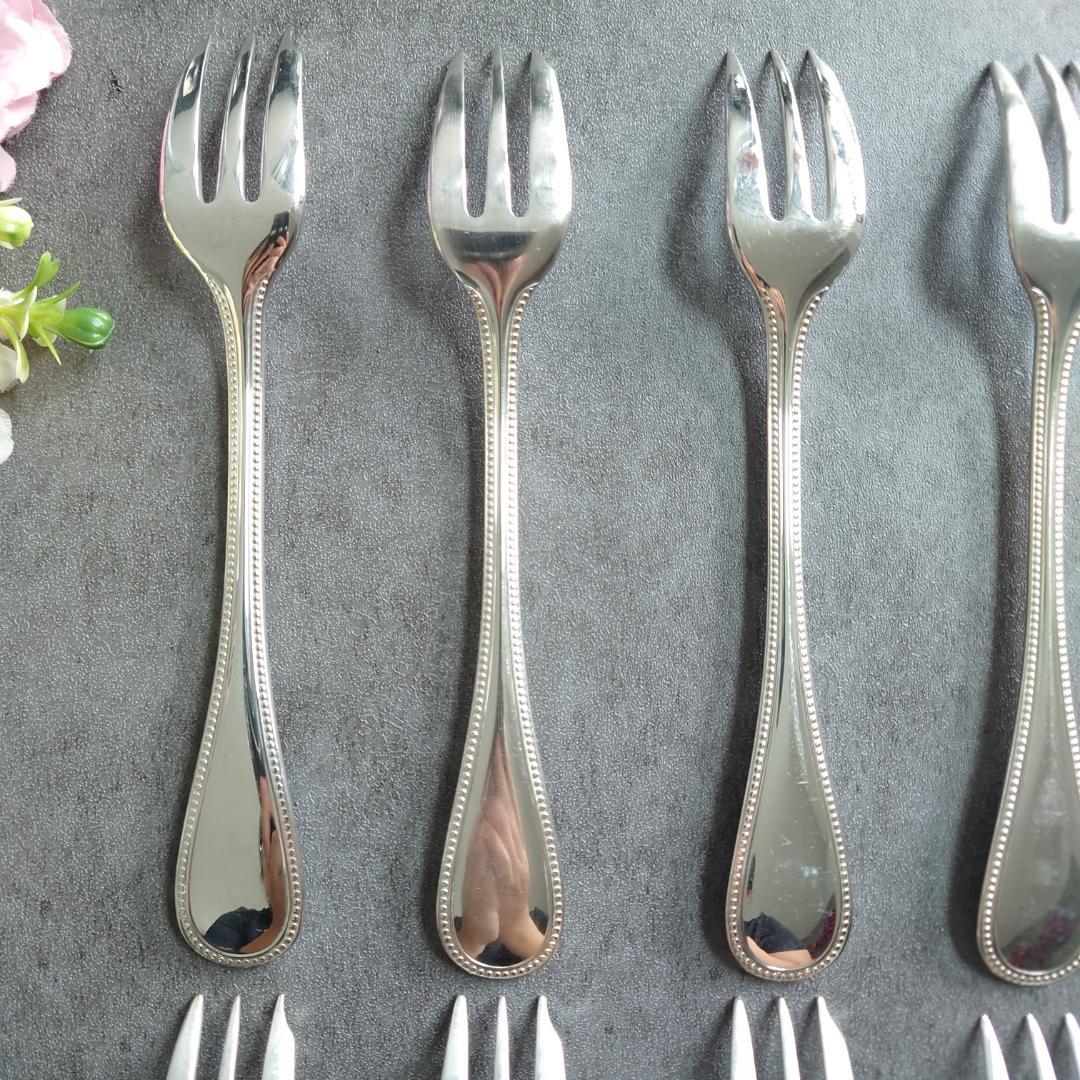 格安 クリストフル パール ケーキフォーク 12点