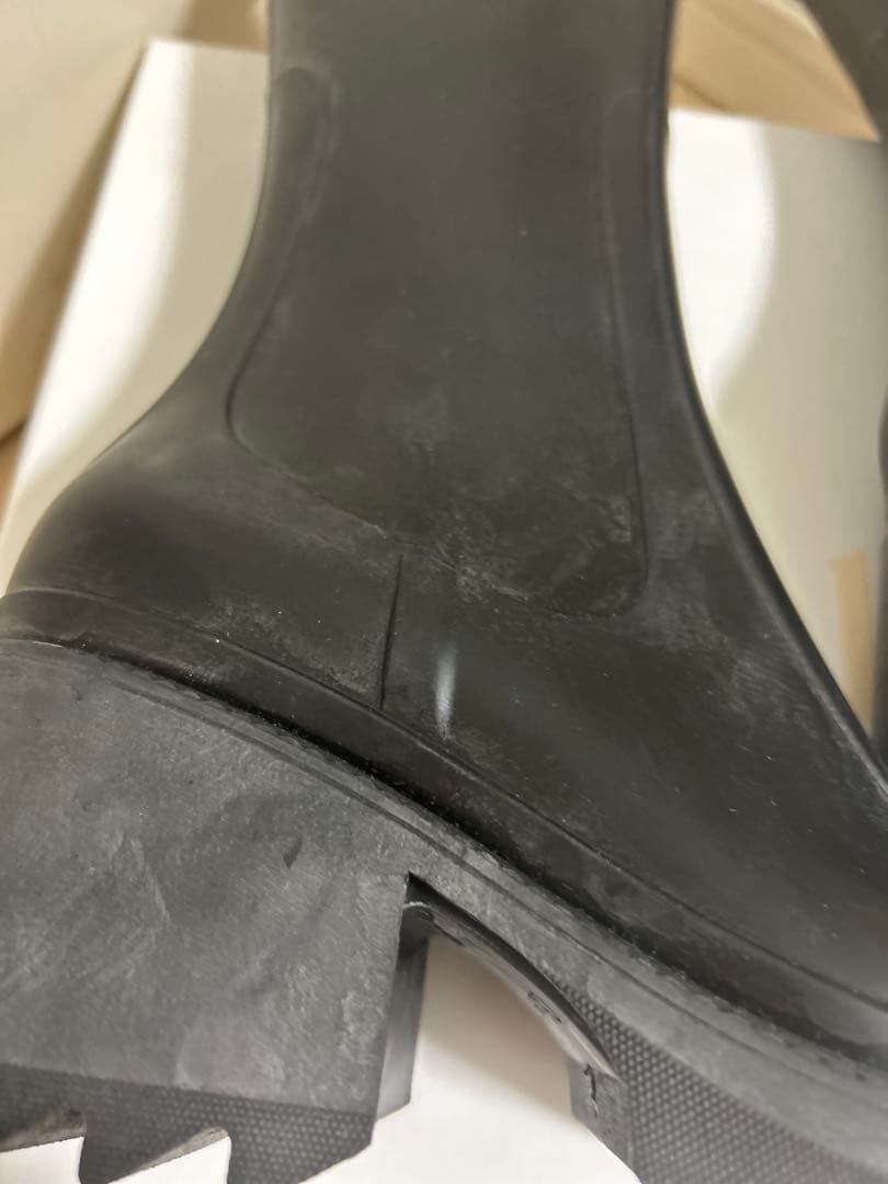 【美品】Chloé ブラック 黒black ラバーブーツ