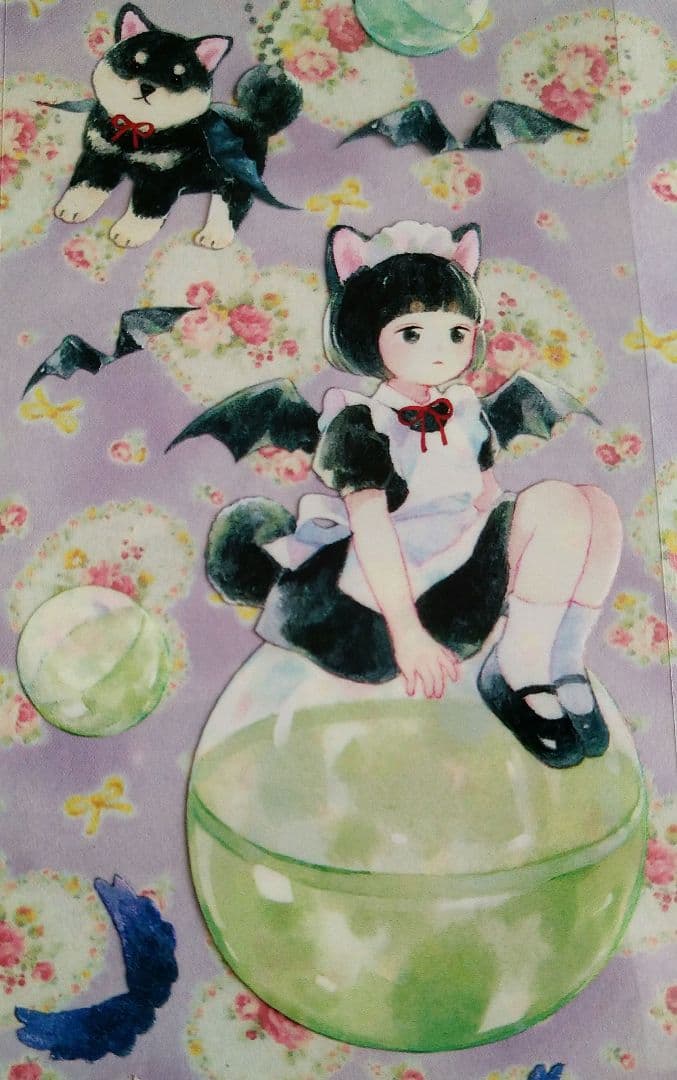 J905＃精灵扭蛋(PET)田小宝切り売り海外人物マステ女の子苜暖