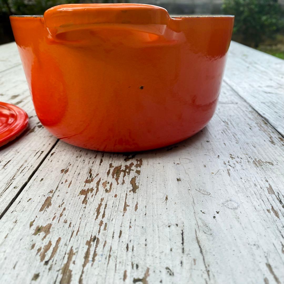 【美品】ルクルーゼ オーバルココット25 鋳物 ホーロー鍋 フランス製