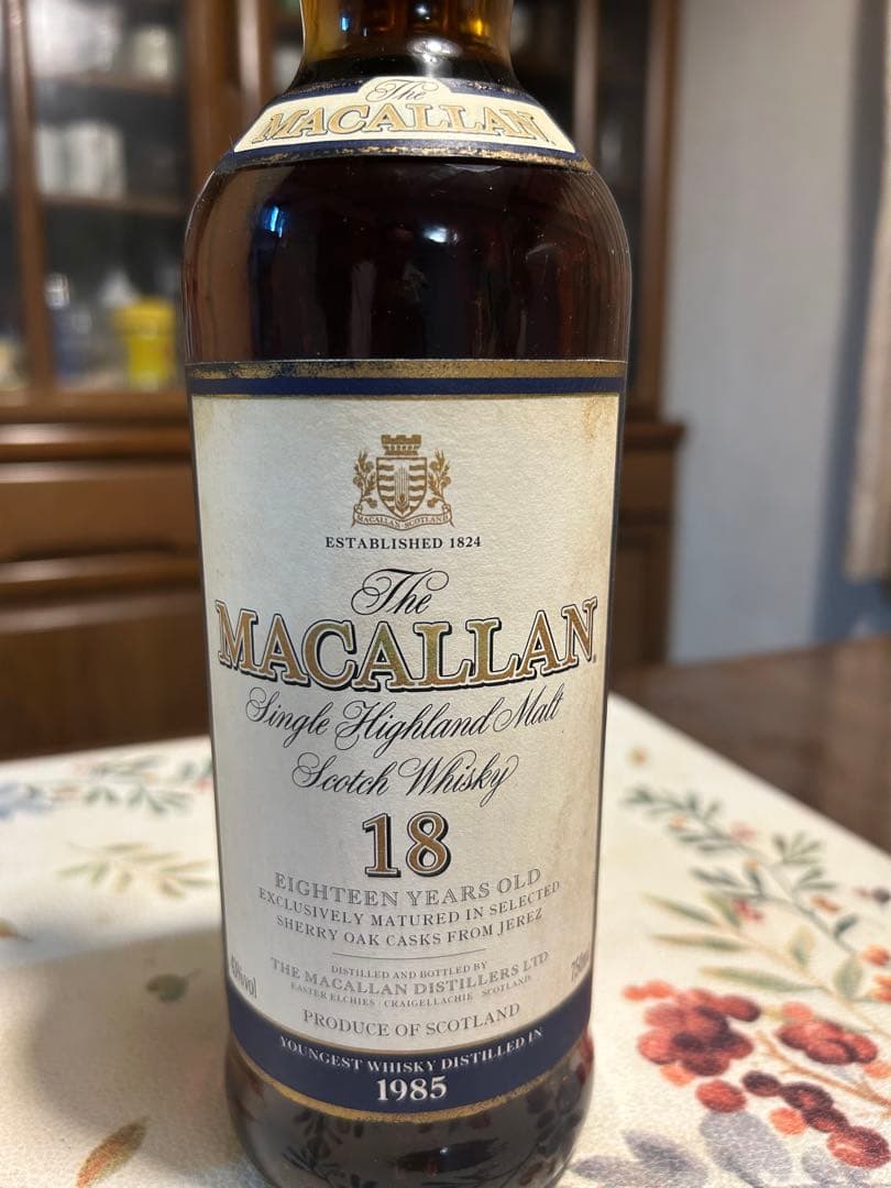 ザ・マッカラン18年 シングルモルトウィスキー750ml 未開封　1985年