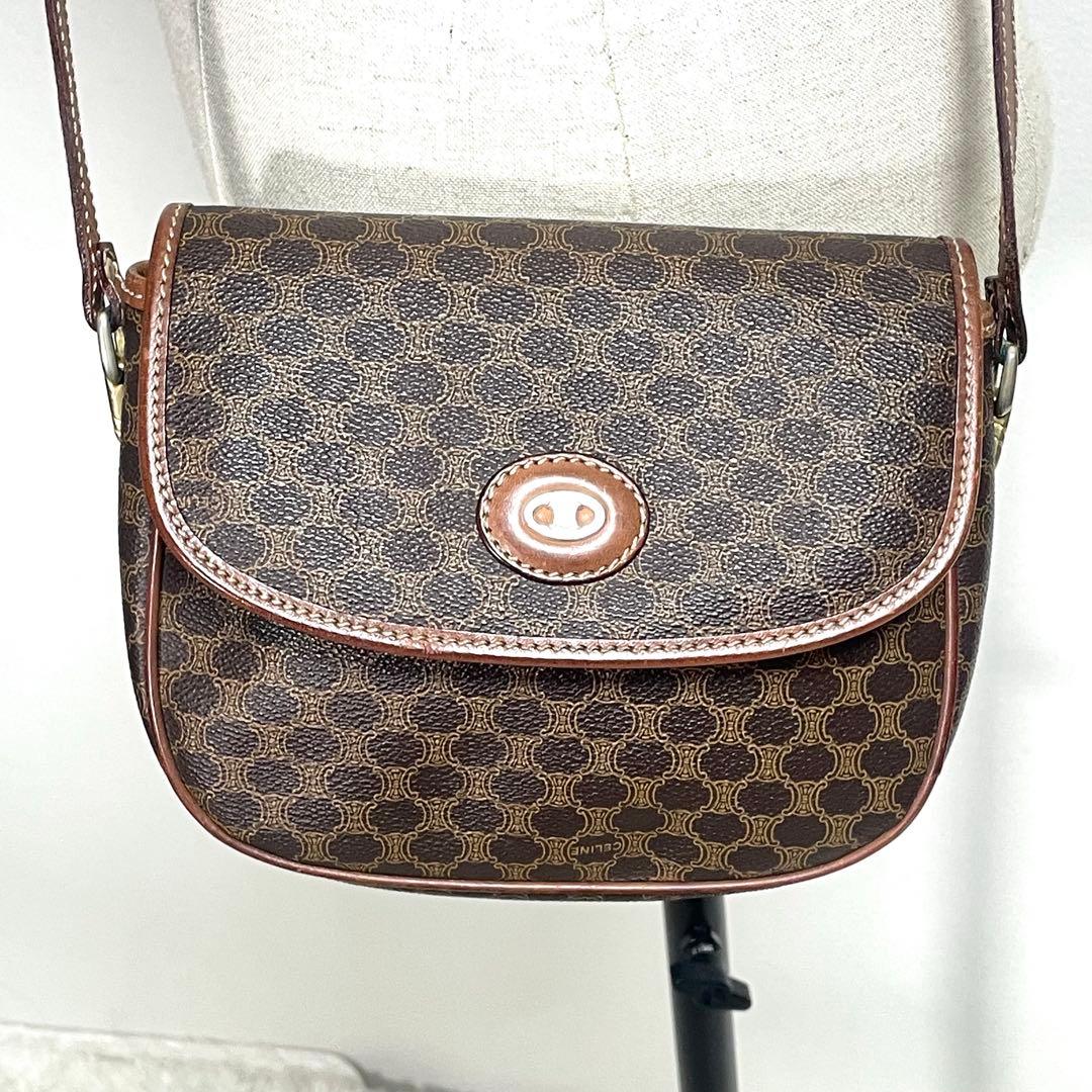 CELINE ションダーバッグ　オールドセリーヌ　マカダム　ヴィンテージ