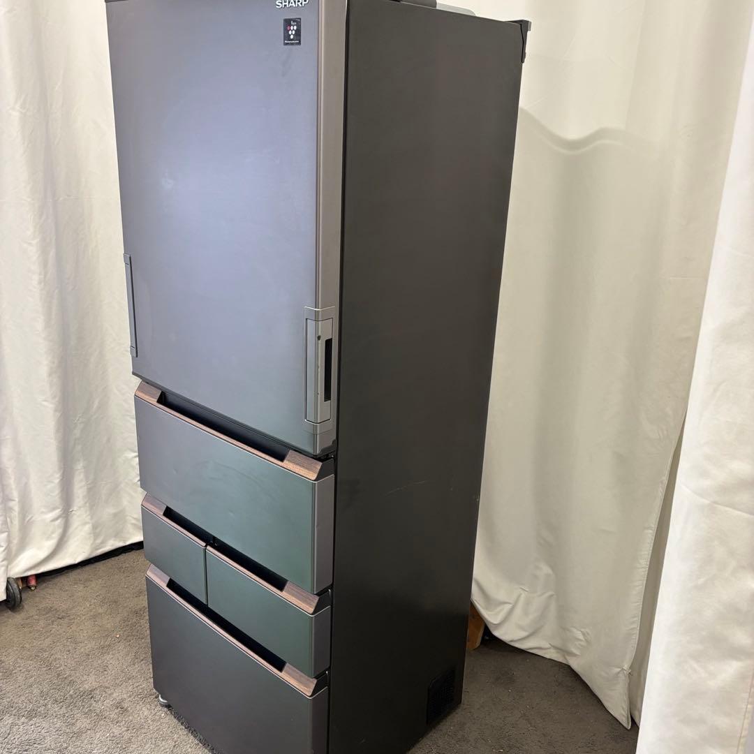 ★976　冷蔵庫　シャープ　大型　400-500ℓ　両開き　安い　綺麗　設置無料