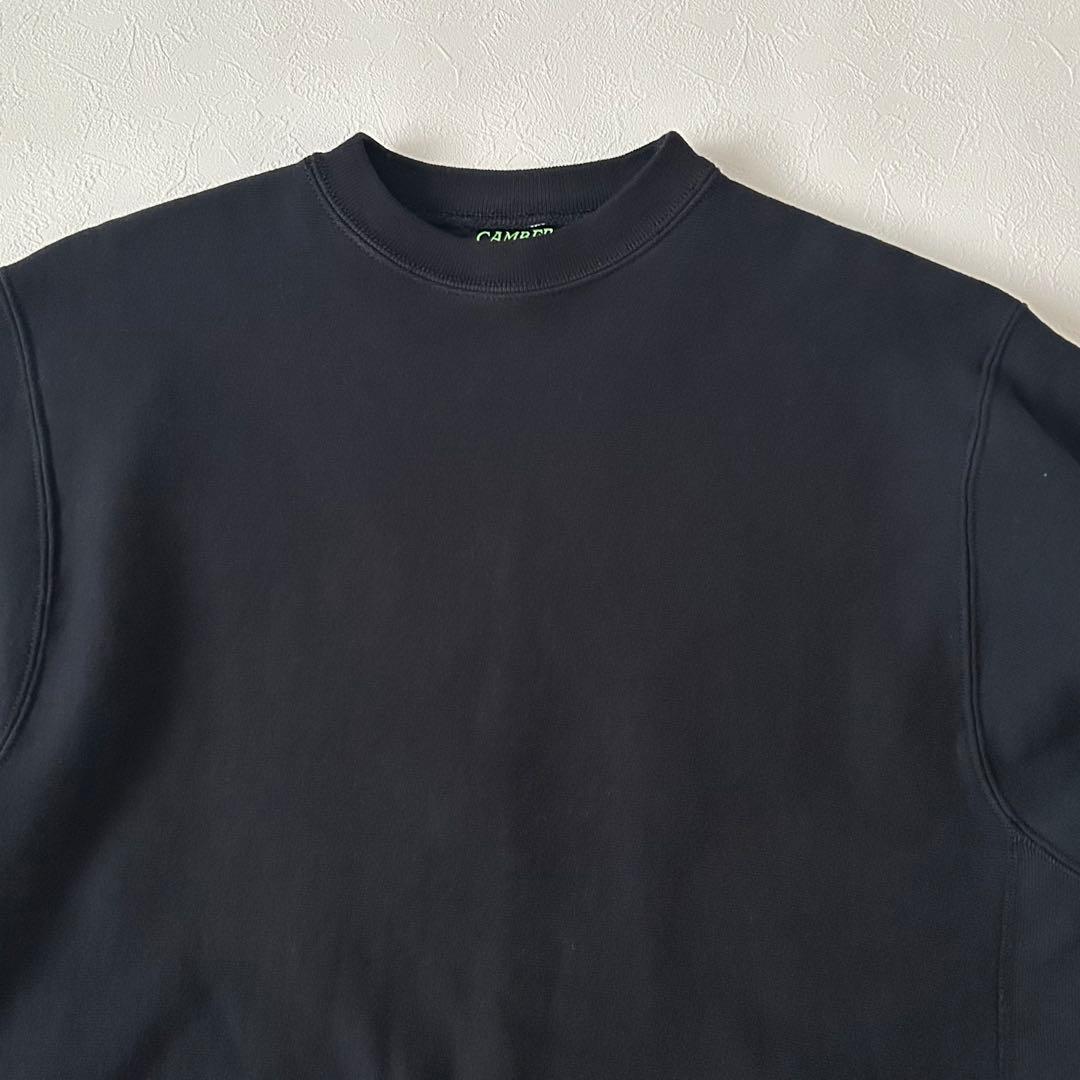 CAMBER キャンバー スウェット トレーナー 黒 M USA製 肉厚 無地