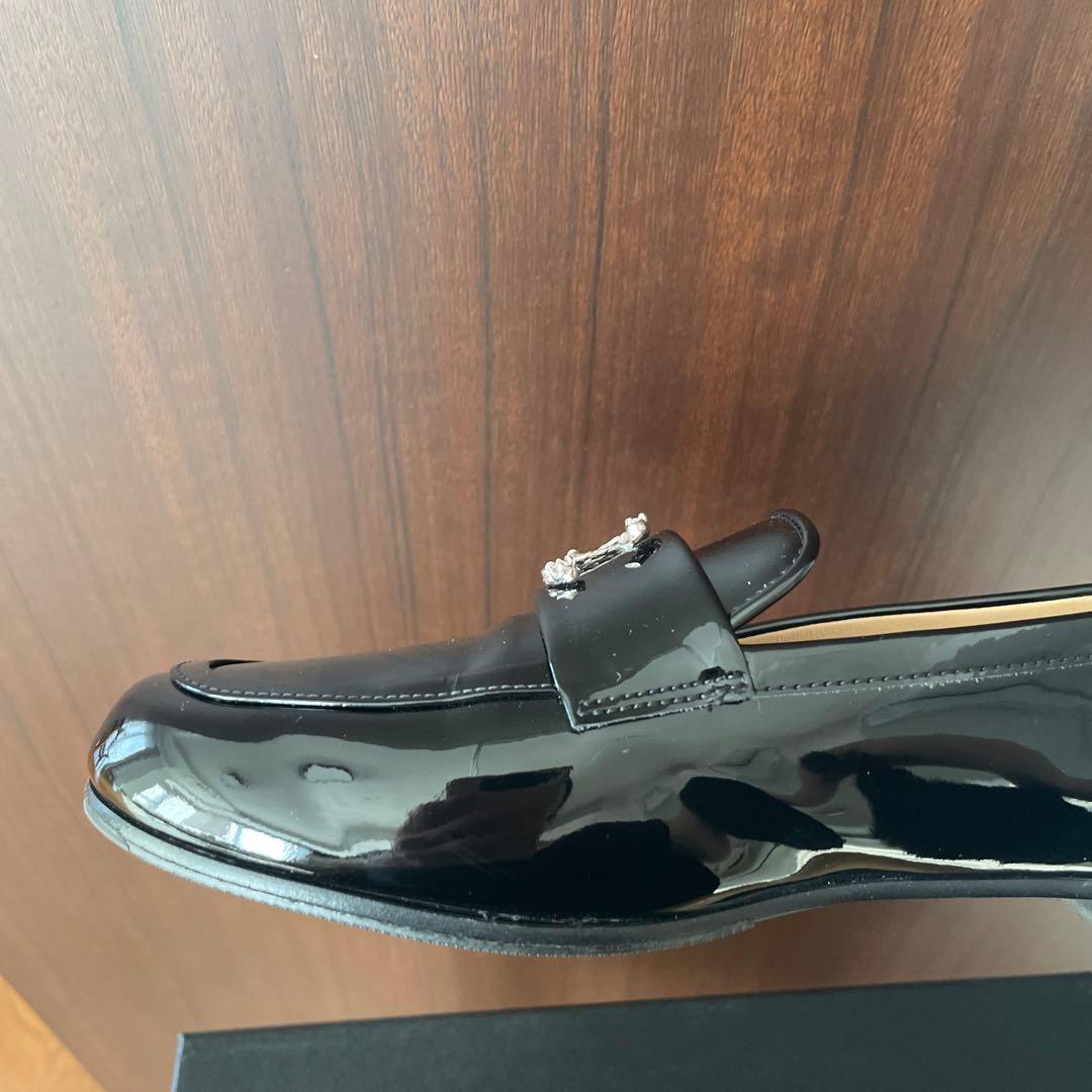 meruシャネル　パテントローファー　37.5センチ