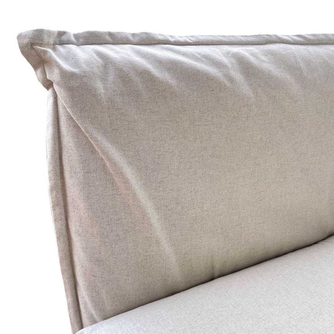 【廃盤品】 ikea イケア バックセーレン 1.5人掛 ナチュラル ホワイト