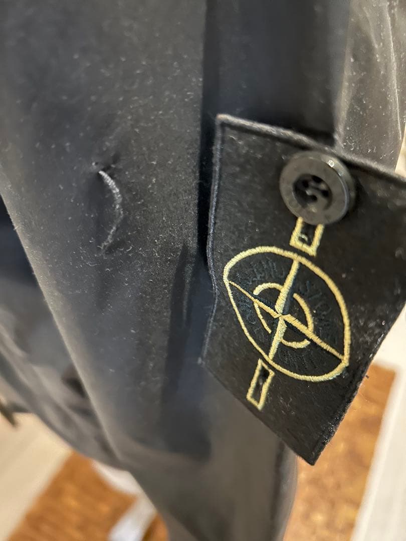 Stone  ナイロンジャケット ブラック/オレンジ