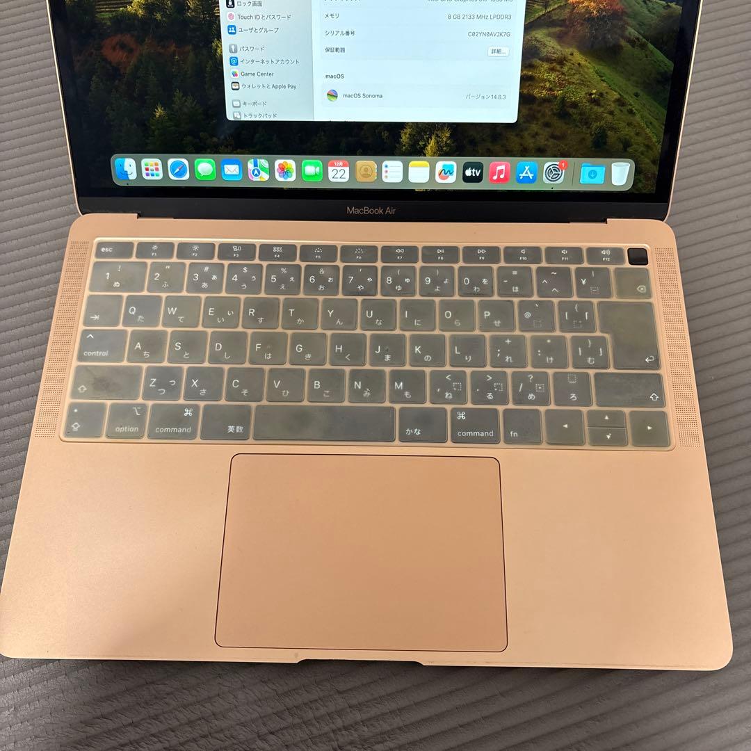 【放充電回数106回】Apple MacBook Air 13インチ(箱あり)