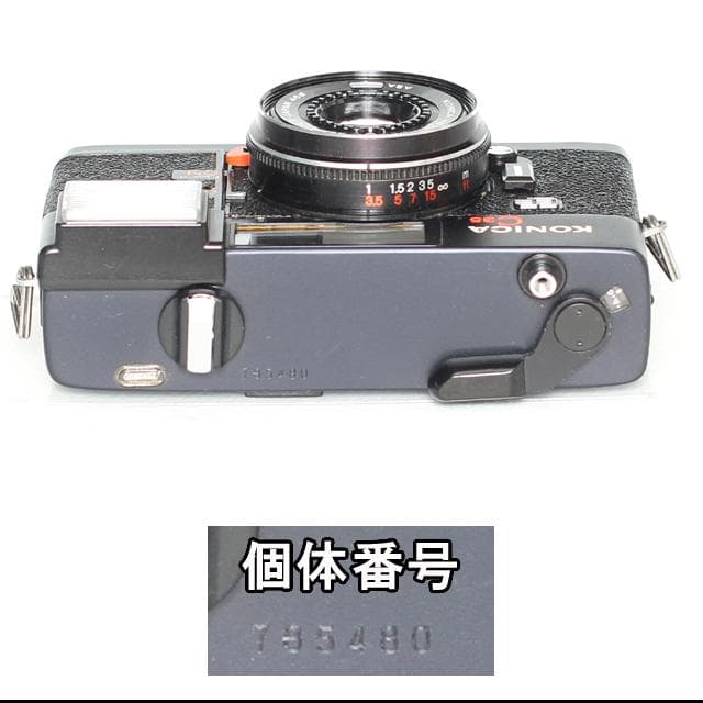 -436-KONICA コニカ C35EF ピッカリコニカ 分解整備済の完動美品