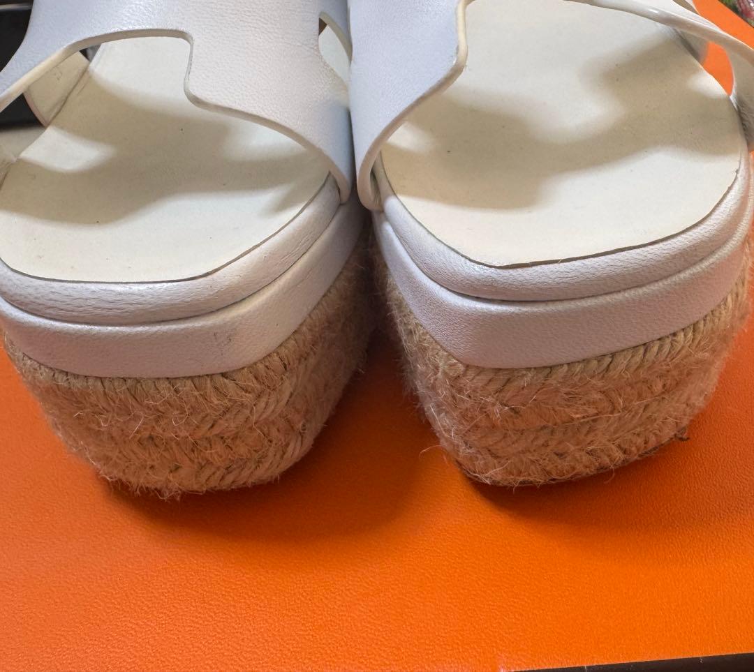 エルメス　HERMES エスパドリーユ エルダ　37