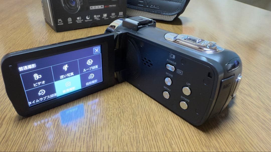 ビデオカメラ 4K録画 8000万画素 YouTubeカメラ