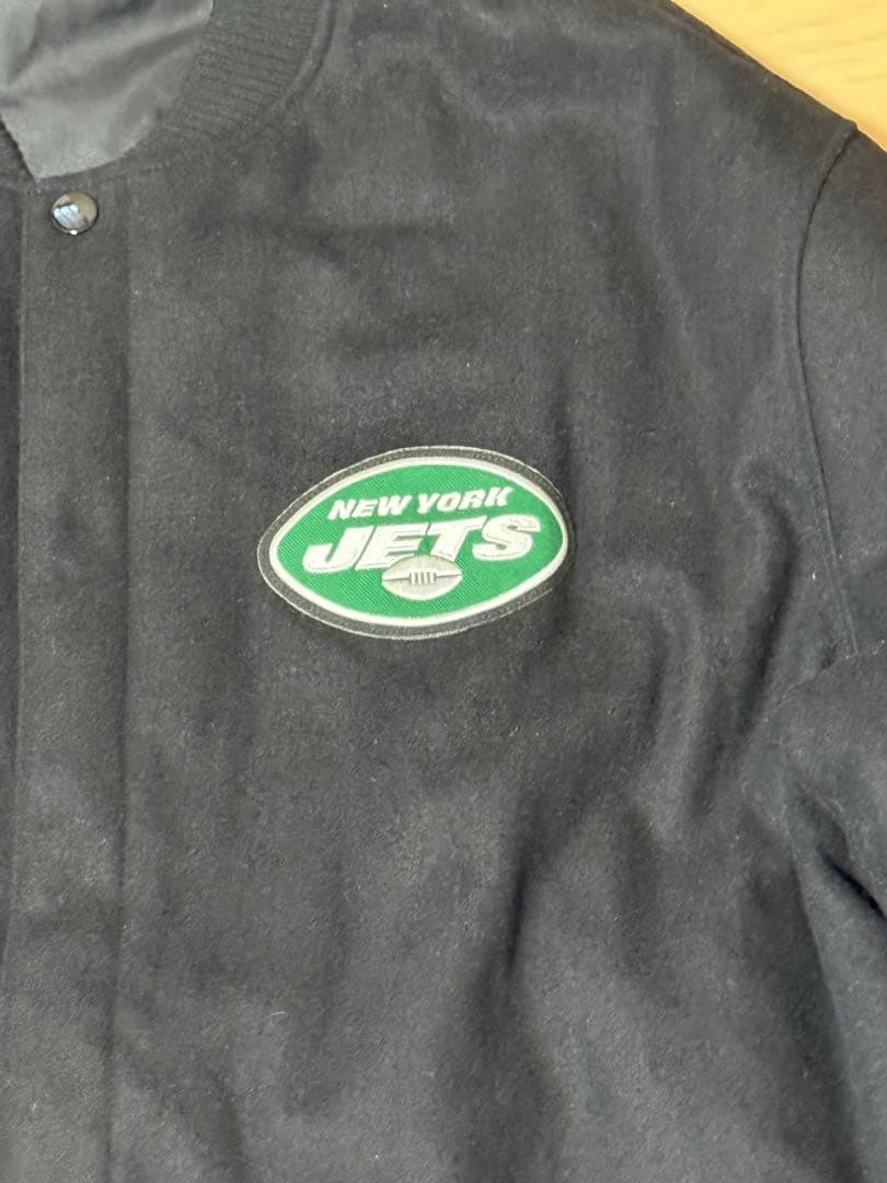 90s NFL NYジェッツ Jay-Z スタジャン JH Design 黒