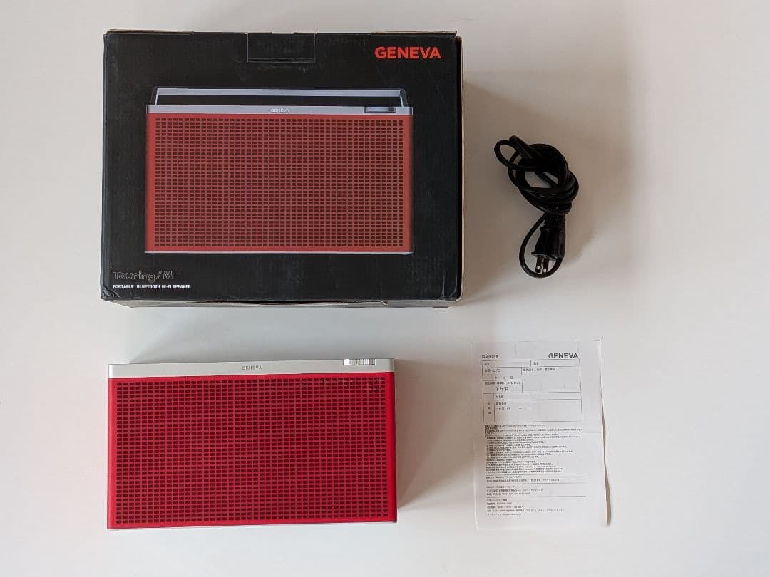 値下げ！　Geneva Touring M Bluetoothスピーカー 赤