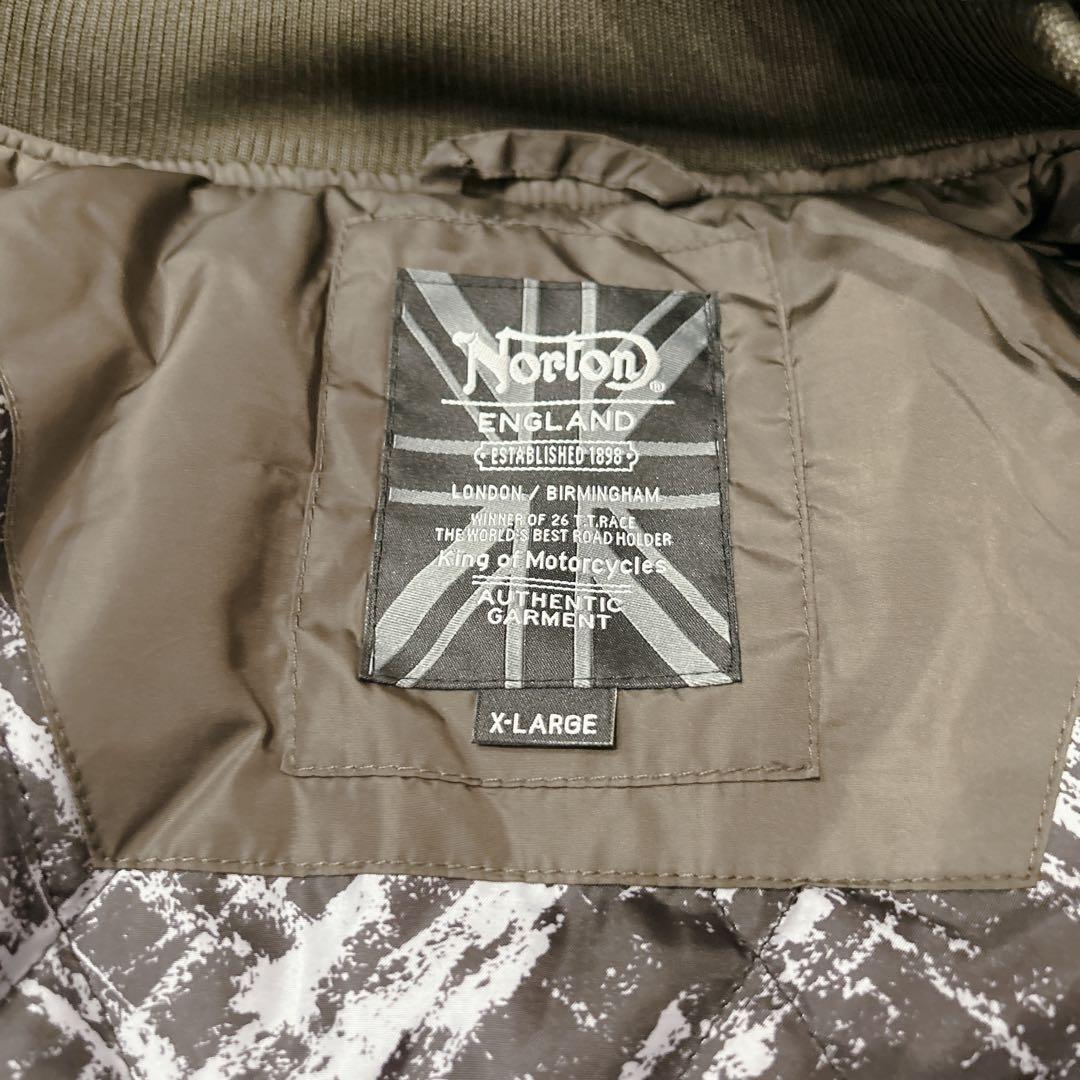 Norton ノートン 撥水ナイロン フード脱着 ミリタリージャケット