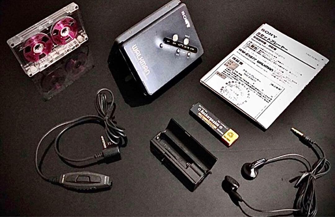 カセットウォークマン SONY WM-EX677 茶「整備済み、稀少完動超美品」