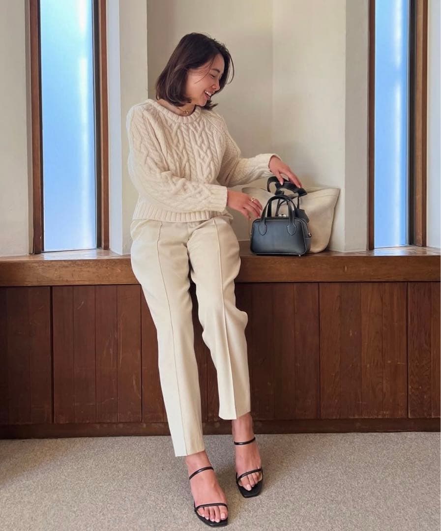 【極美品】 OHGA バッグ　ミニボストンバッグ　MINI BOSTON BAG