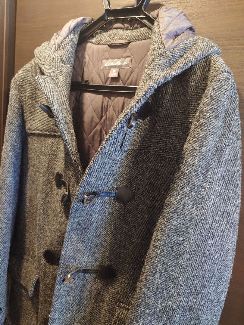 ★値下げ★エディバウアー EddieBauer ダッフルコート ハリスツイード
