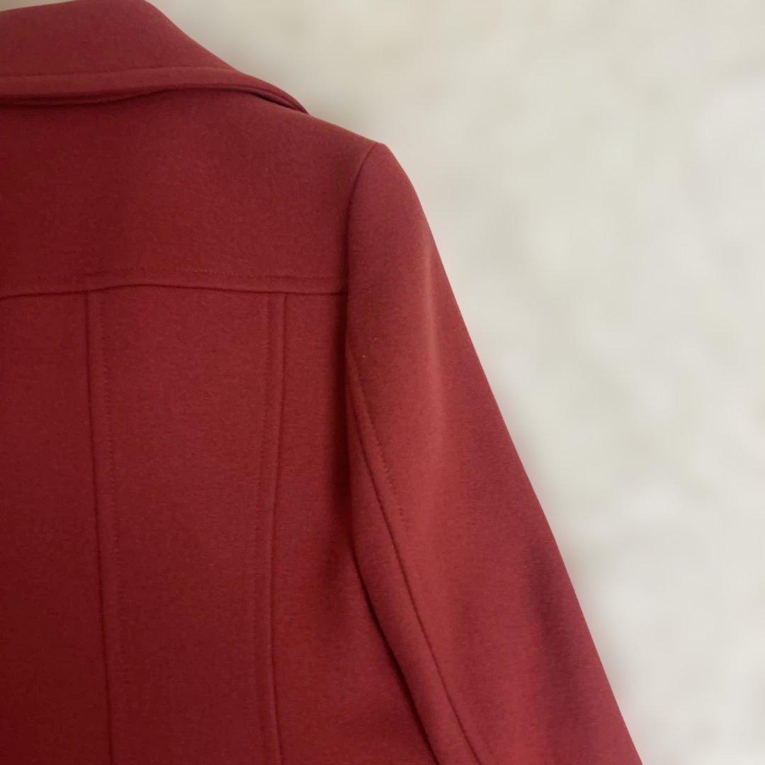 未使用級✨バーバリーブルーレーベル ピーコート ノバチェック　ピンク　ショート