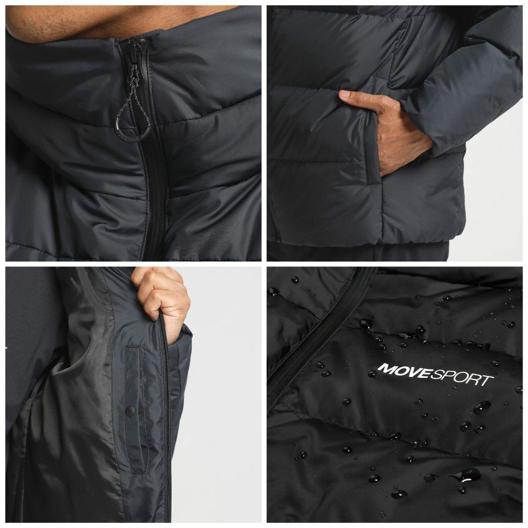 デサント ダウンジャケット アウター パーカー ナイロン BK 新品L