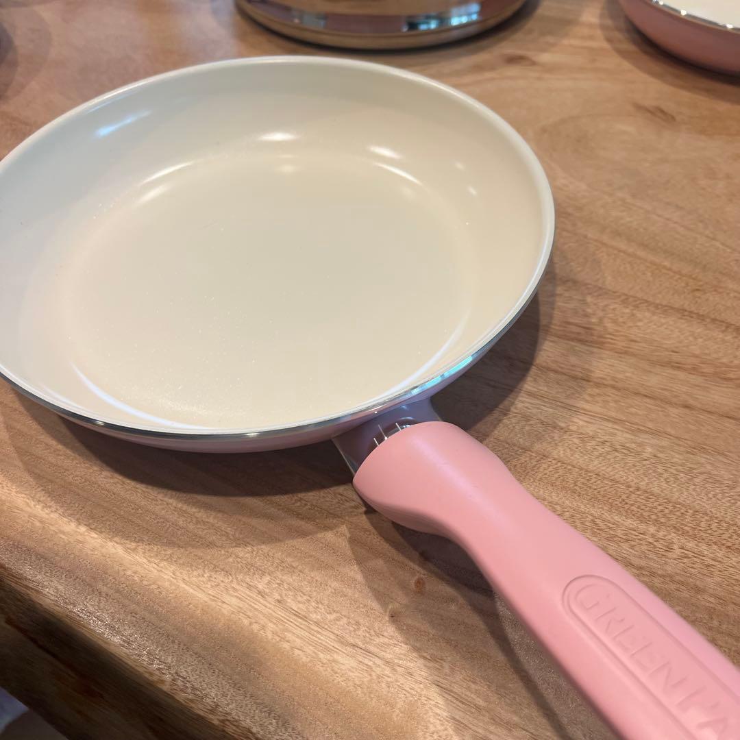 GREENPAN セラミック鍋セット ピンク