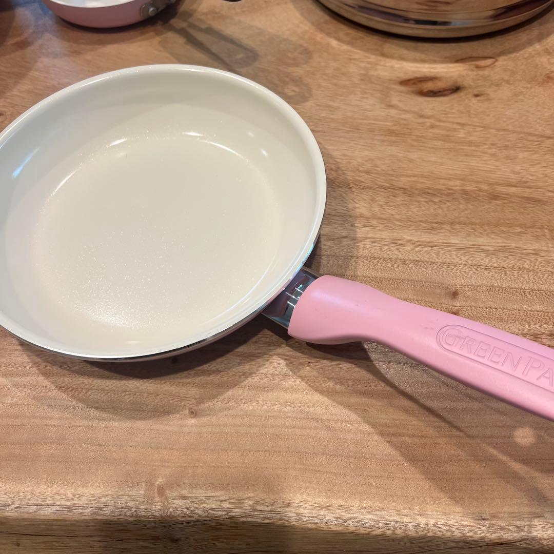GREENPAN セラミック鍋セット ピンク